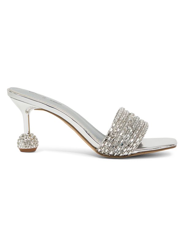 Ninety Union Sassy Rhinestone Heel Sandals